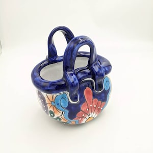 Talavera Planter, Mexican Home & Garden Decor, Unique Gift Idea, Garden Planter