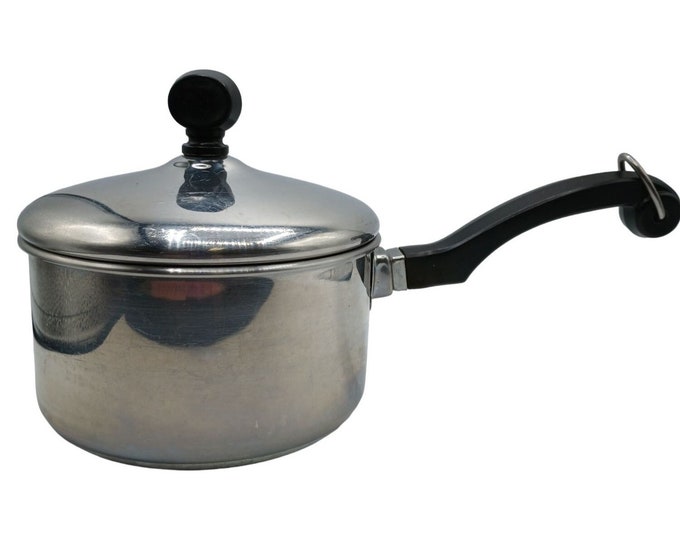 Farberware Stainless Steel Aluminum Clad 1 Quart Pot With Lid L9