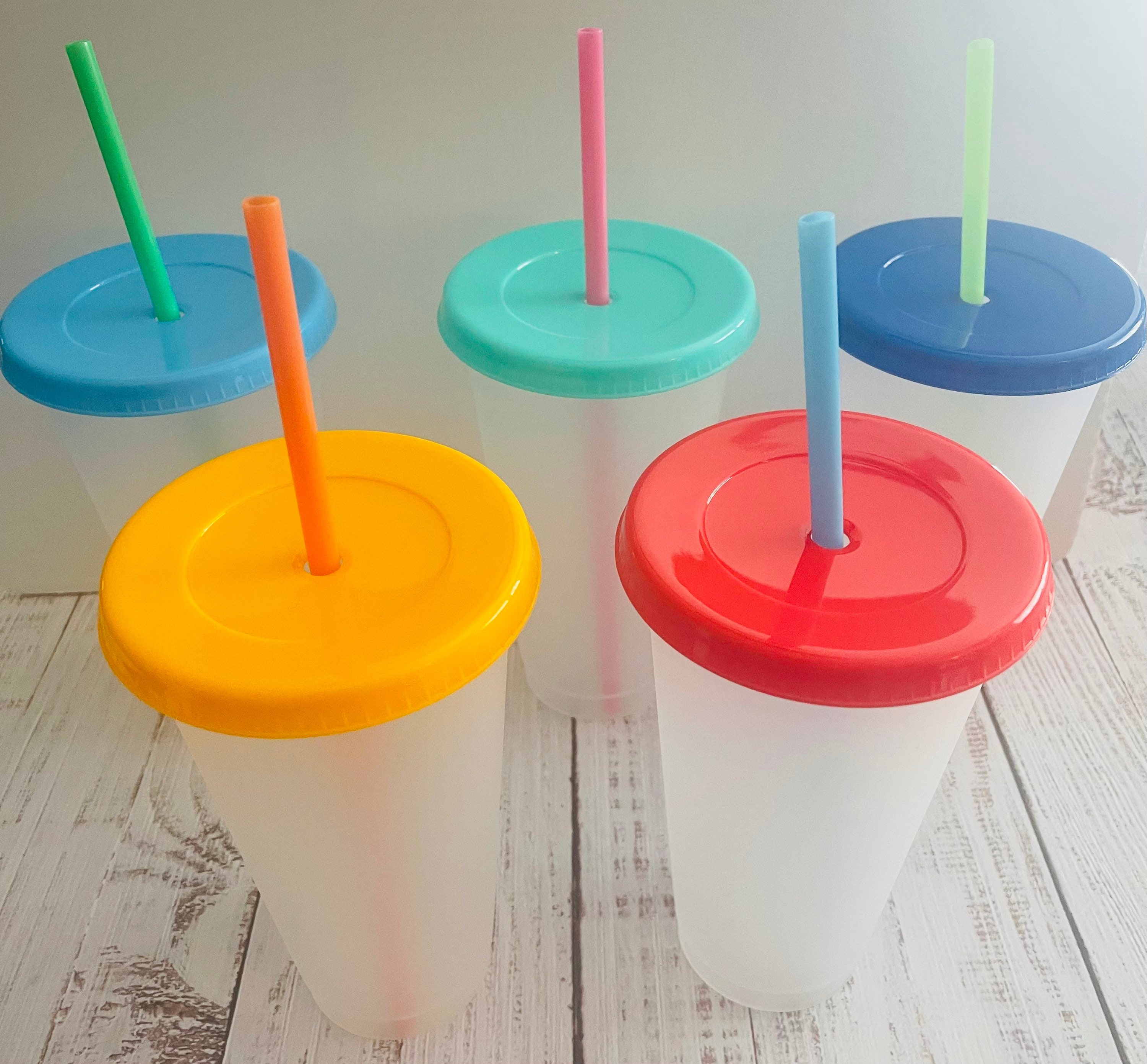 Full Color Clear Plastic Cups - Kick Print