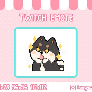 Shy Emote Twitch / Discord Emote Cute Emoj kawaii Cursed 