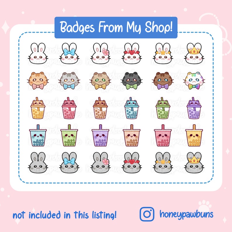 Black Shiba Inu Emote Set Hype, LOL, Love, POG. Kawaii Dog Emojis for