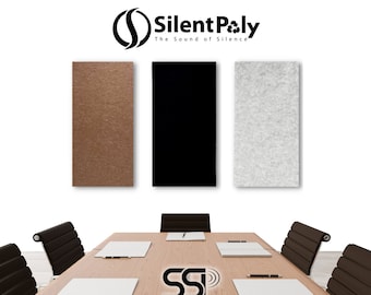SilentPoly Acoustic Panel, Dual-Tone Polyester, Sound Absorption