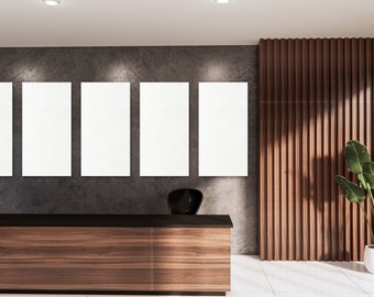 White Acoustic Wall Panels (2x4 ft, 10-Pack) Sound Absorption