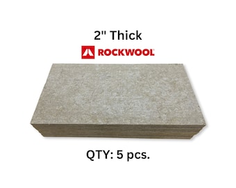 Mineral Wool Acoustic Board (5 Pack), 24x48, Fire Rated