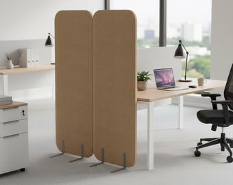 Acoustic Room Divider, Magnetic Privacy Screen, Free Standing (2 Pk)
