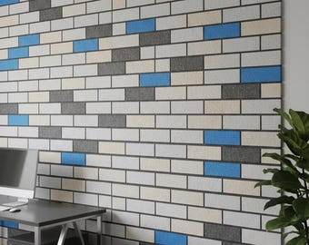 Acoustic Wall Shapes, Recycled Polyester, Sound Dampening (Pack of 5)