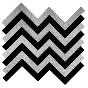 SilentFiber™ Polyester Decorative Acoustic Wall Tiles, (24 pcs.) Peel & Stick 3D Wall Art, Sound Absorbing Planks NEW 2022 Home/Office