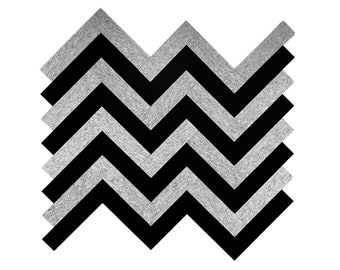 SilentFiber Acoustic Wall Tiles, Peel & Stick Polyester Planks (24 pcs)