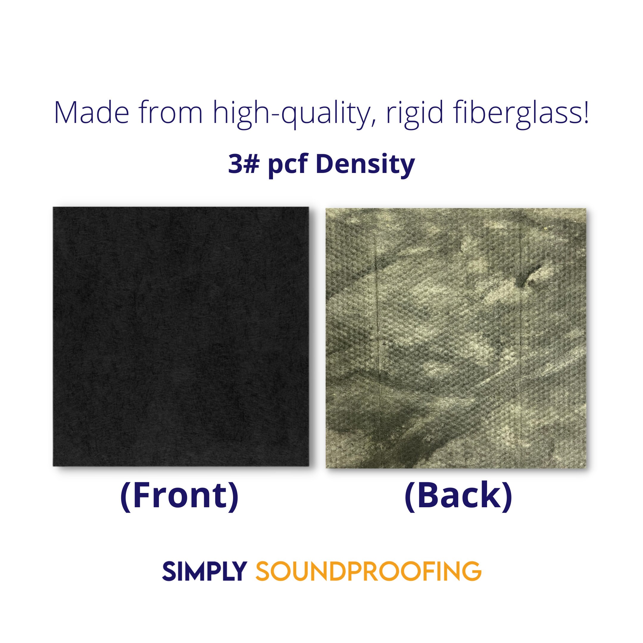 Silentceiling™ Black Acoustic Ceiling Tiles 2x2 or 2x4 Sound Absorption