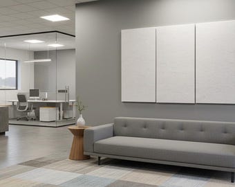 2' x 4' Light Beige Acoustic Wall Panels (10-Pack) Sound Absorption
