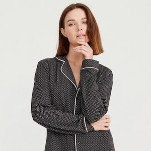 Chemise de nuit en coton pour femme, chemise de nuit de Noël confortable, vêtements de nuit chauds pour les vacances, cadeau de Noël pour maman, cadeau de sa fille, cadeau de Noël pour elle