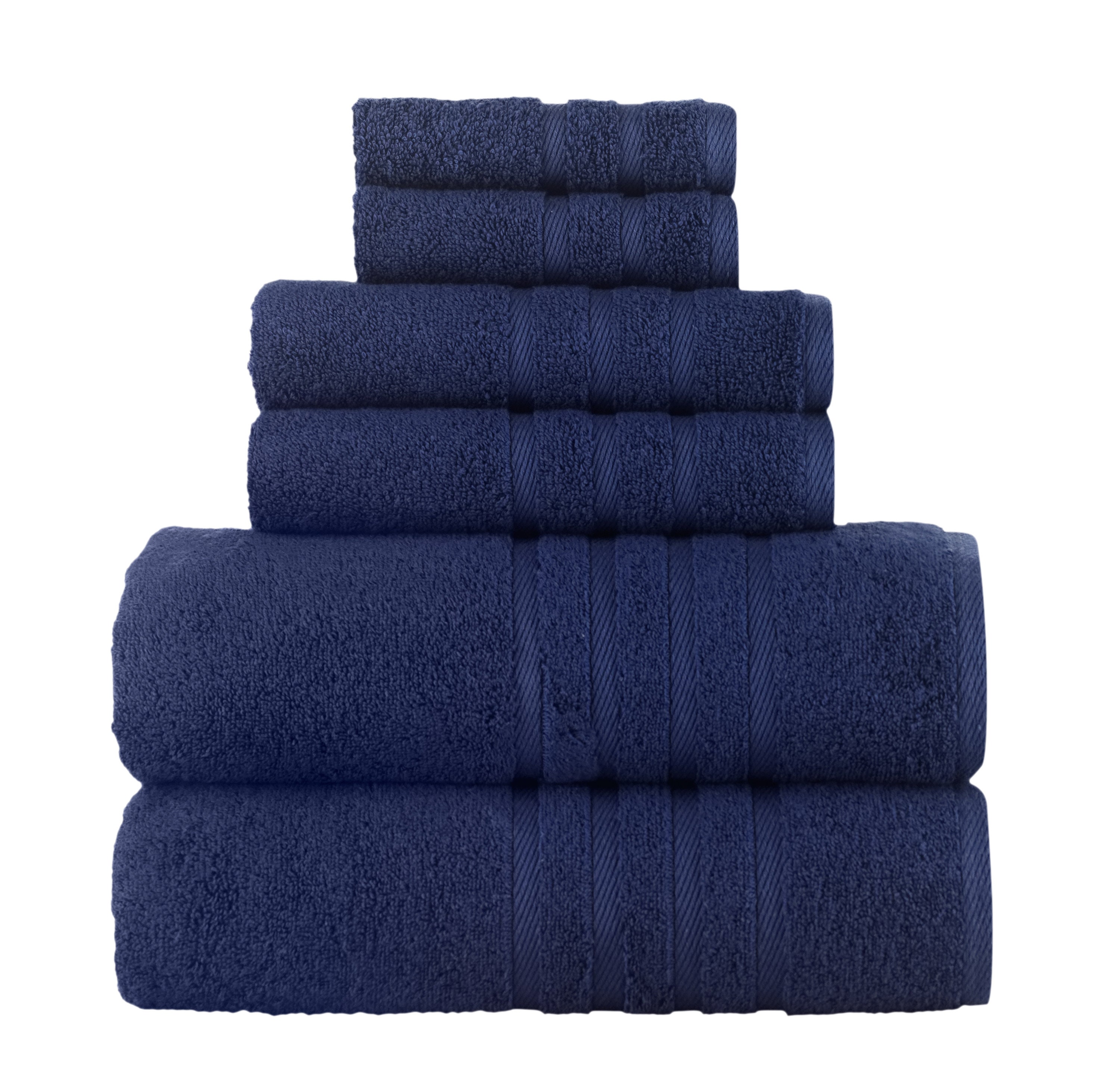 Karani Luxury Extra Soft 6 Piece 100% Turkish Cotton Bath Towel Set Darby Home Co Color: Rockridge Gray