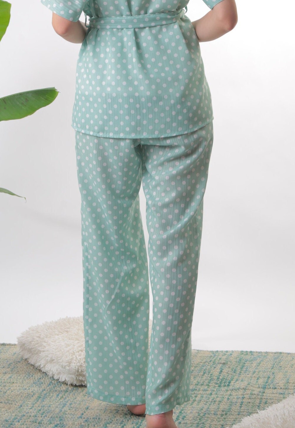 100% Cotton Kimono Pajamas Women Soft Sleepwear Organic - Etsy