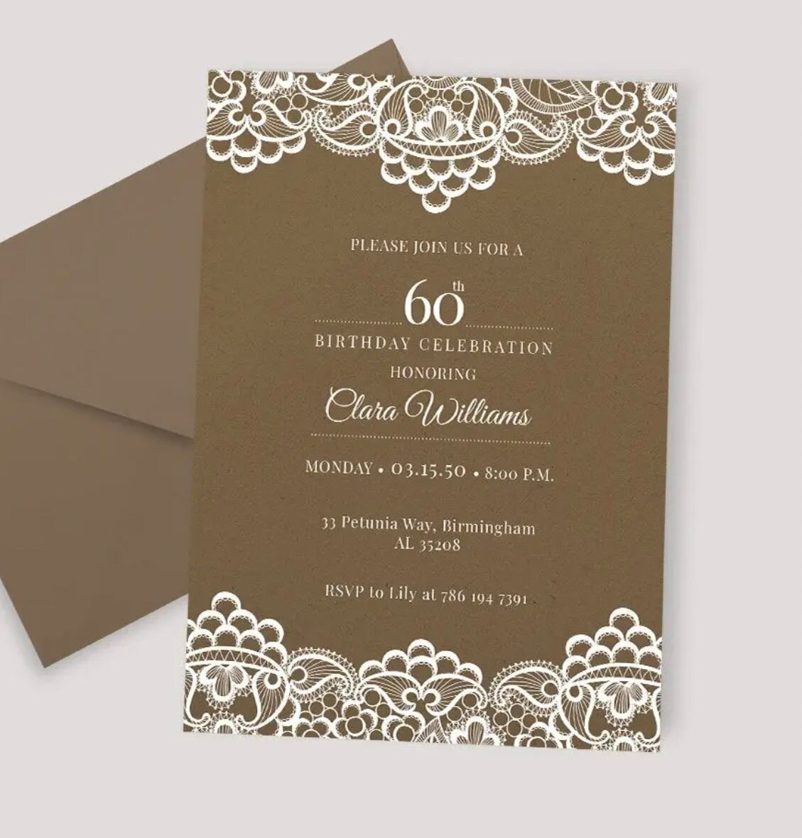 BIRTHDAY INVITATION Editable Birthday Invitation 5x7 Cm Etsy