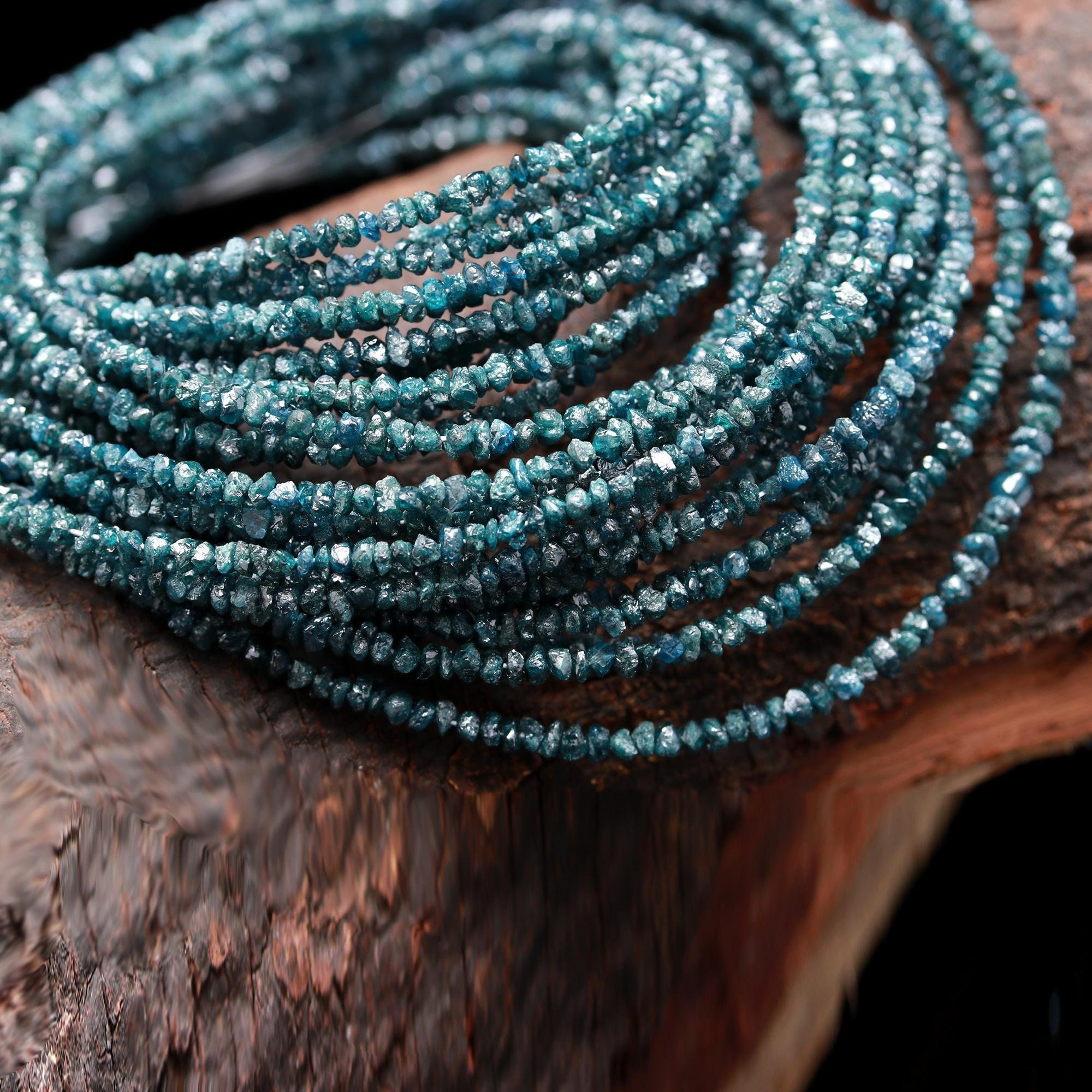 Ausgezeichnete Blue Diamond Uncut Bead Raw Rough Blue Diamond Beads 100 naturlich 2 3 mm Blue Uncut Diamant Nuggets Bead Etsy