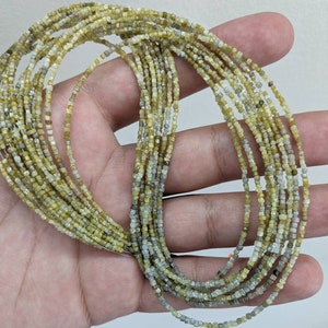 Multi Color Rough Diamond Cube Beads: AAA+ Quality, 2-3mm