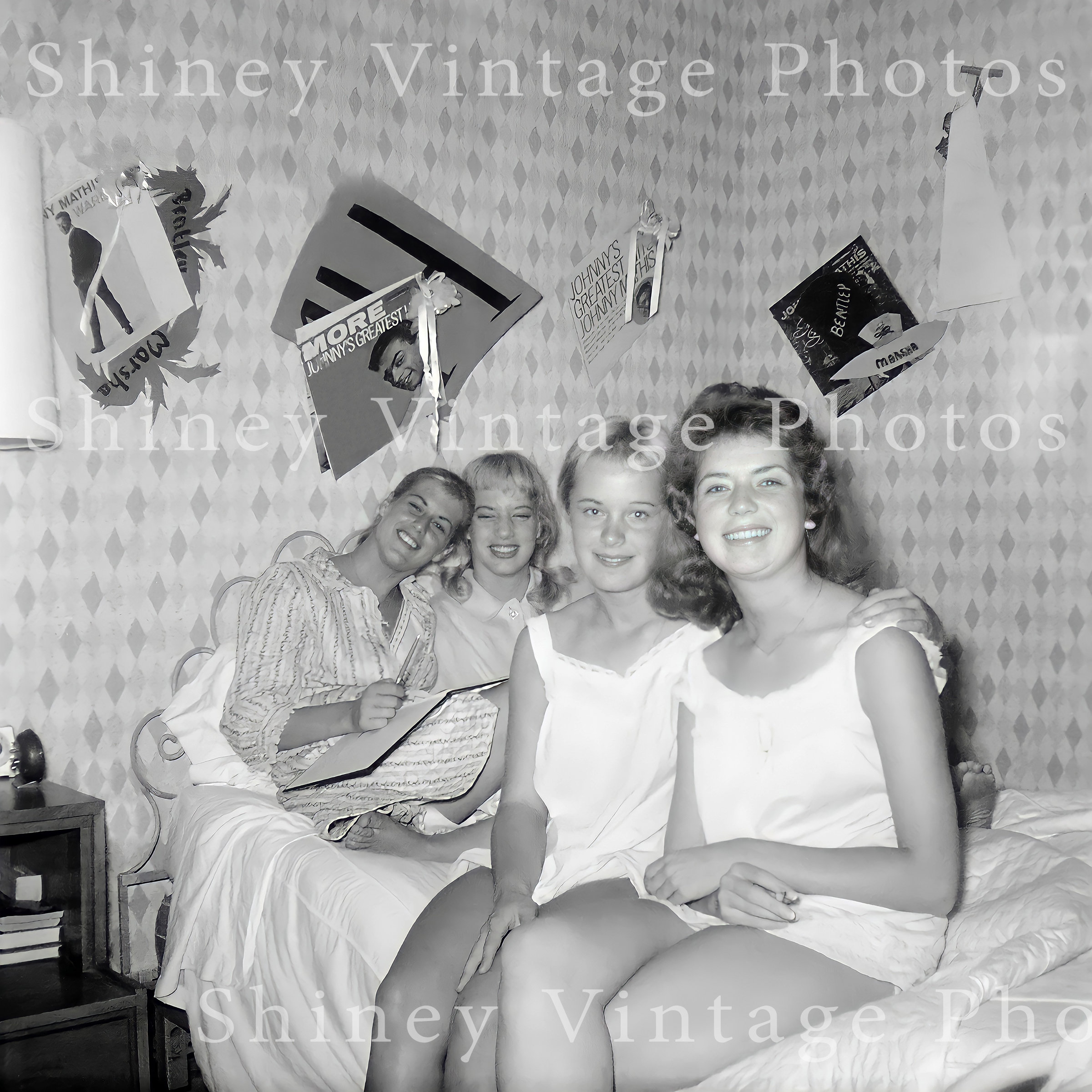 1960s Sleepover High School Teen Girls Pj's Johnny Mathis - Etsy