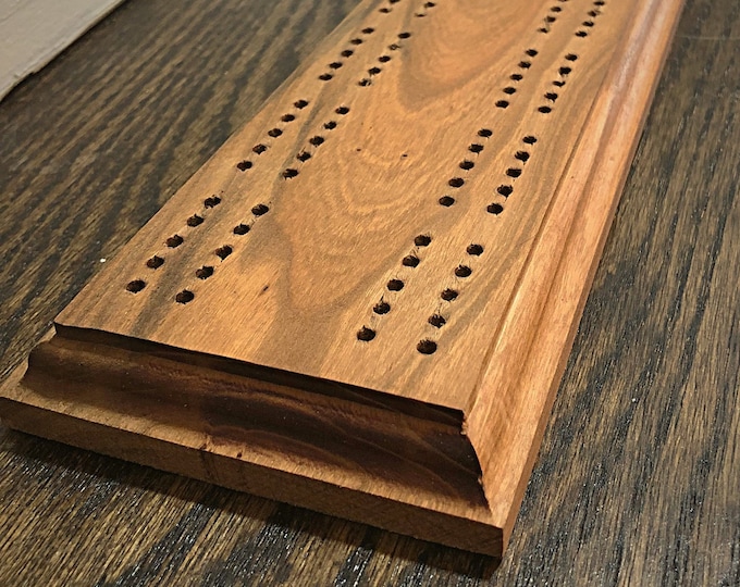 Handmade Cribbage Board / games / solid wood