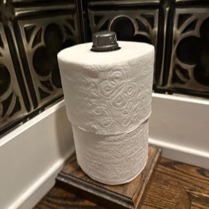 Toilet paper holder / Unique Bathroom Decor / Industrial Bathroom Decor / Toilet Paper Stand