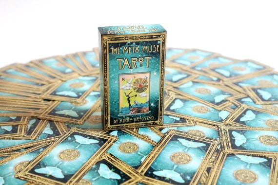 The Meta Muse Tarot Deck & Guidebook by Kerry Krogstad - Etsy
