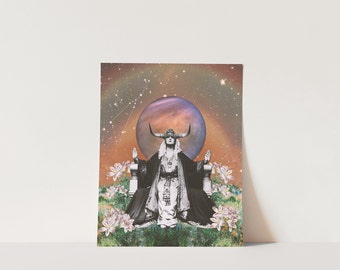 Taurus Zodiac Art Print: Astrology Wall Decor