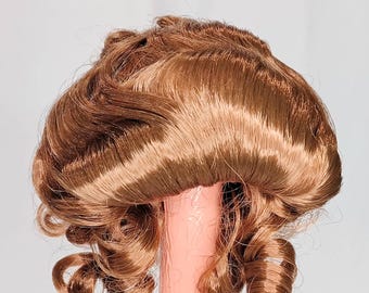 Fiber Craft Gibson Girl Style Doll Wig Size 11 1/2