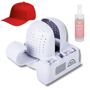Hat Care Machine with Stiffening Spray – Adjustable Hat Shaper for Caps and Hats, Durable Hat Machine with Fan Drying Technology