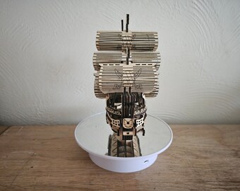 Wooden Model of the Red Force - The Boat That Will Take You Towards Humor!