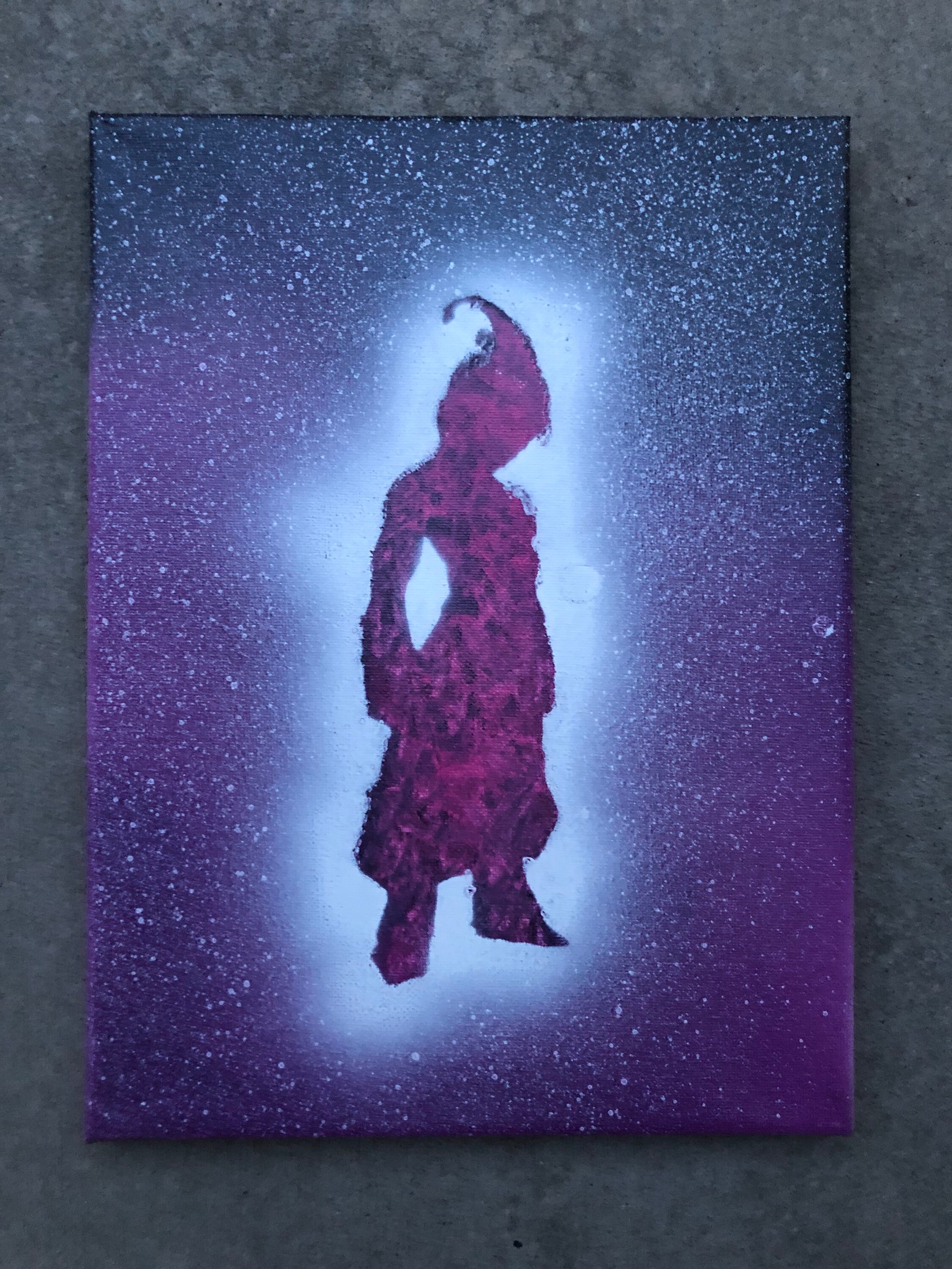 Kid Buu Art/ Dragon Ball Z/ Spray Paint/ Anime Art Etsy