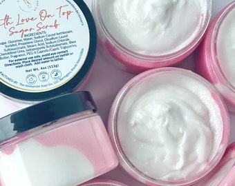 Spa Party Favors Sugar Scrub Birthday Gift For Her Whipped Sugar Scrub Floral Scent Spa Gift For Teen Girl Spa Birthday Party Theme