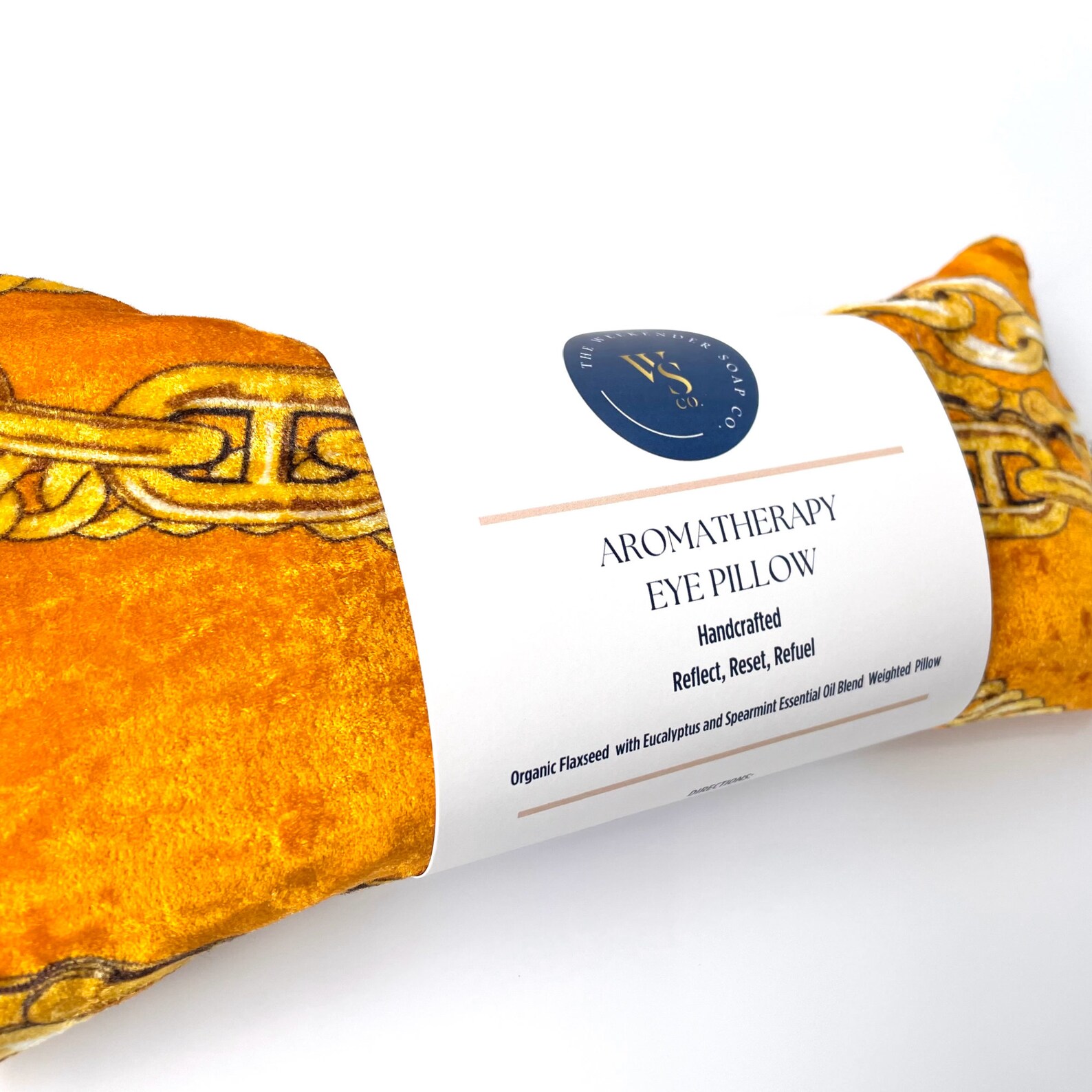 Aromatherapy Weighted Eye Mask Organic Flaxseed and Lavender Eye Mask