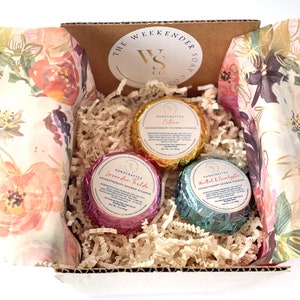 Aromatherapy Shower Steamer Sample Pack Handmade Shower Steamer All Natural Shower Fizzy Shower Fizzies Shower Melts Spa Gift for Her