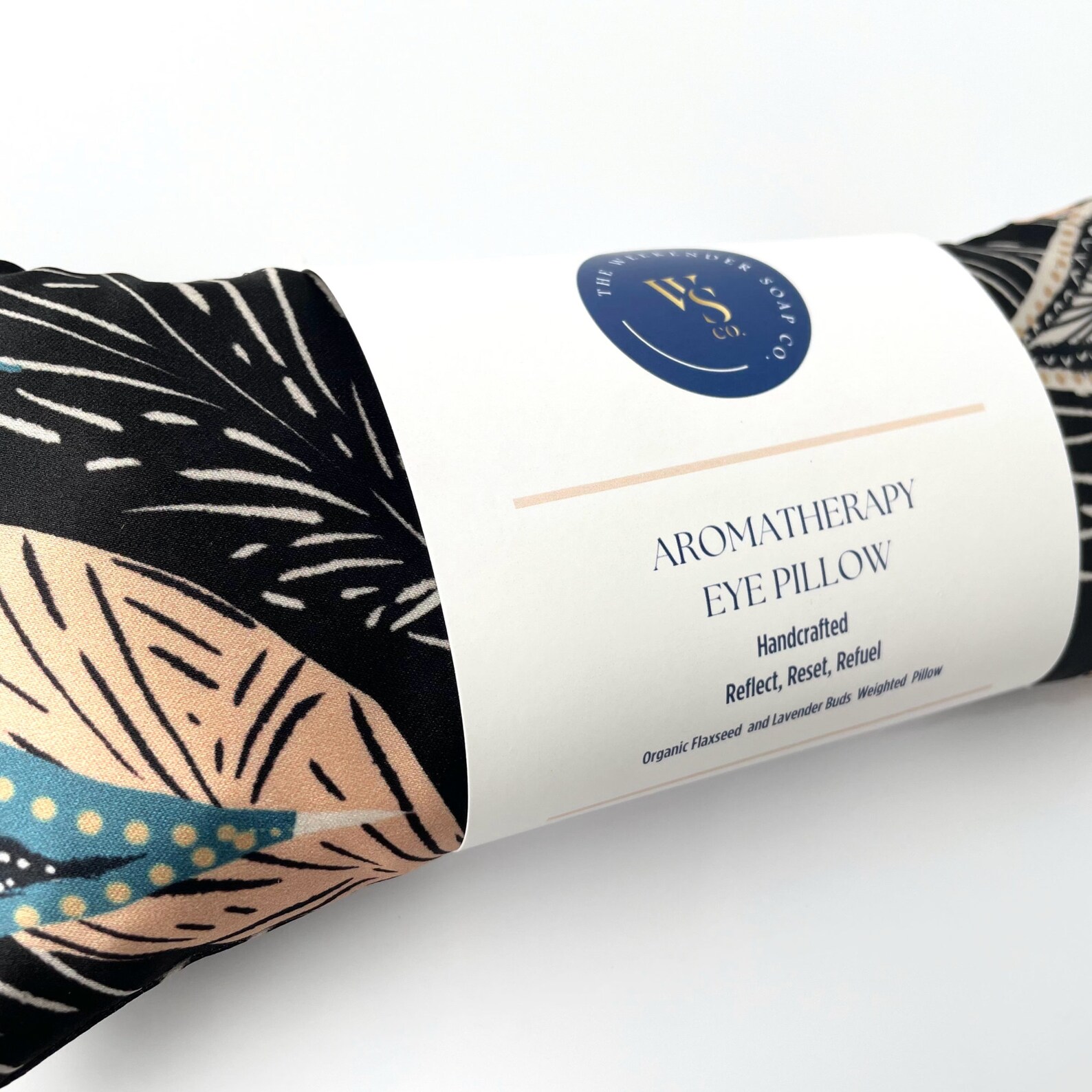 Aromatherapy Weighted Eye Mask Organic Flaxseed and Lavender Eye Mask