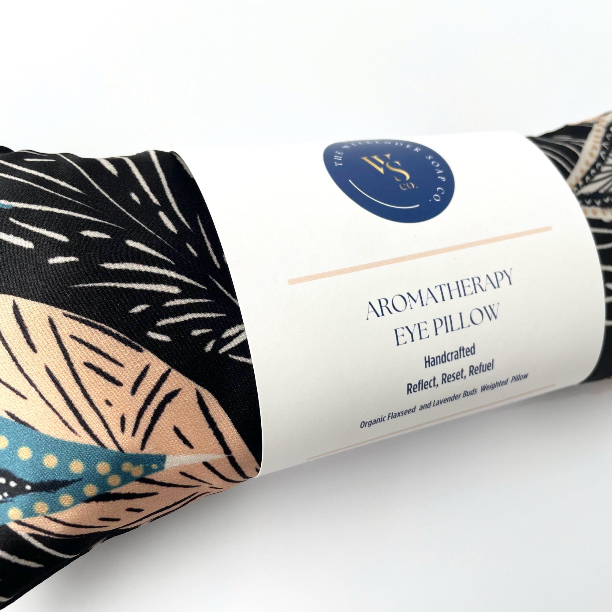 Aromatherapy Weighted Eye Mask Organic Flaxseed and Lavender Eye Mask