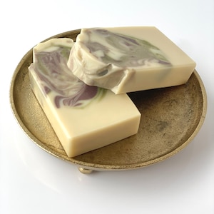 Body soap all natural vegan cold process soap with peppermint and rosemary organic ingredients palm free handmade spa gift for her self-care