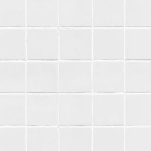 May include: White square tiles arranged in a grid pattern. The tiles are seamless and have a smooth, matte finish.