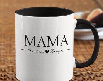 Mama Mug Personalized - Mug for Mom - Mom Mug with Kids names - Mothers day gift Mug - Birhday gift for Mom - Personalized mug mom