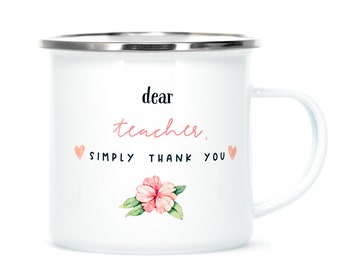 Dear Teacher Simply Thank You / Gift For End of School / Gift For Teachers / Thank You Gift