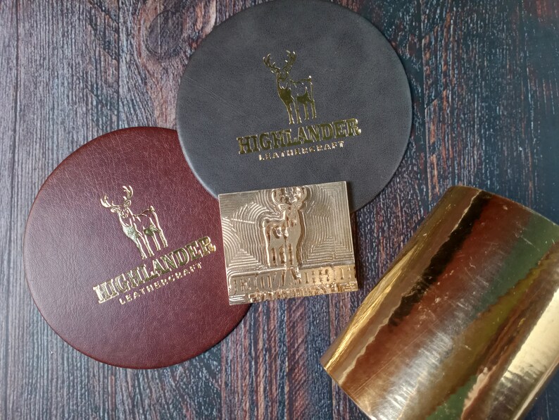 Custom Stamps for Leather With 3 X 400 Ft Foil Heat Etsy