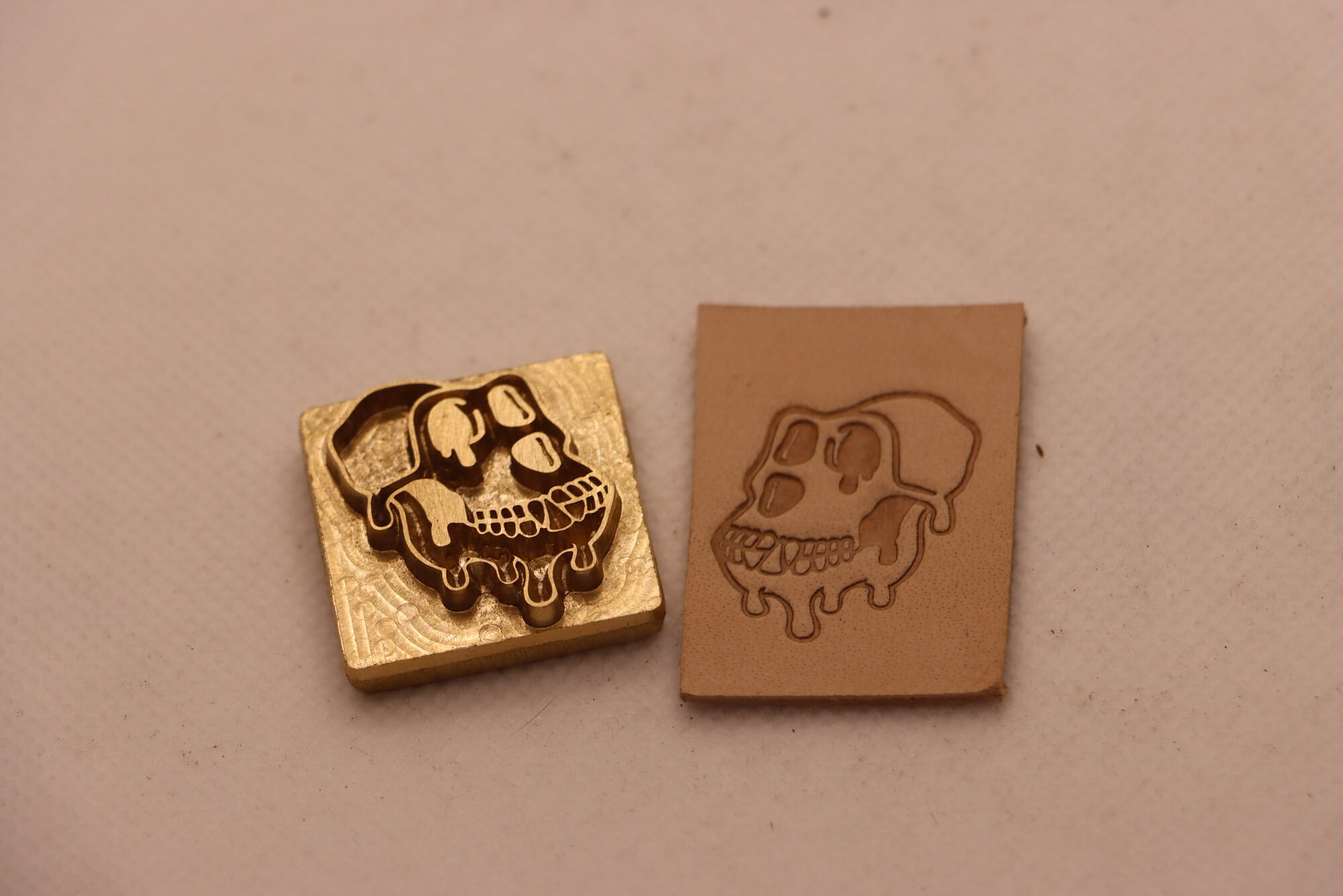 Custom Leather Embossing Stamp Custom Brass Embossing Stamp Etsy