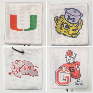 Custom Golf Towels 12x20 with Carabiner
