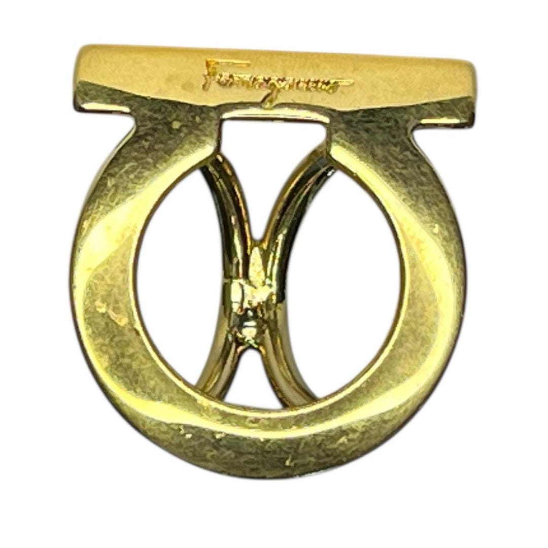 Vintage Salvatore Ferragamo gancini scarf ring logo ring Women s