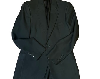 Cartier Collection Vintage Black blazer made for Botany 500 for Morris NY RARE