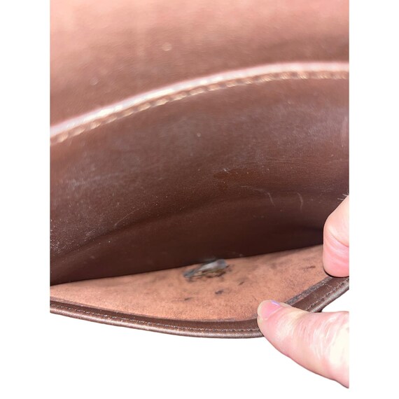 Coach Stewardess Messenger Bag in Dark Brown Leat… - image 9
