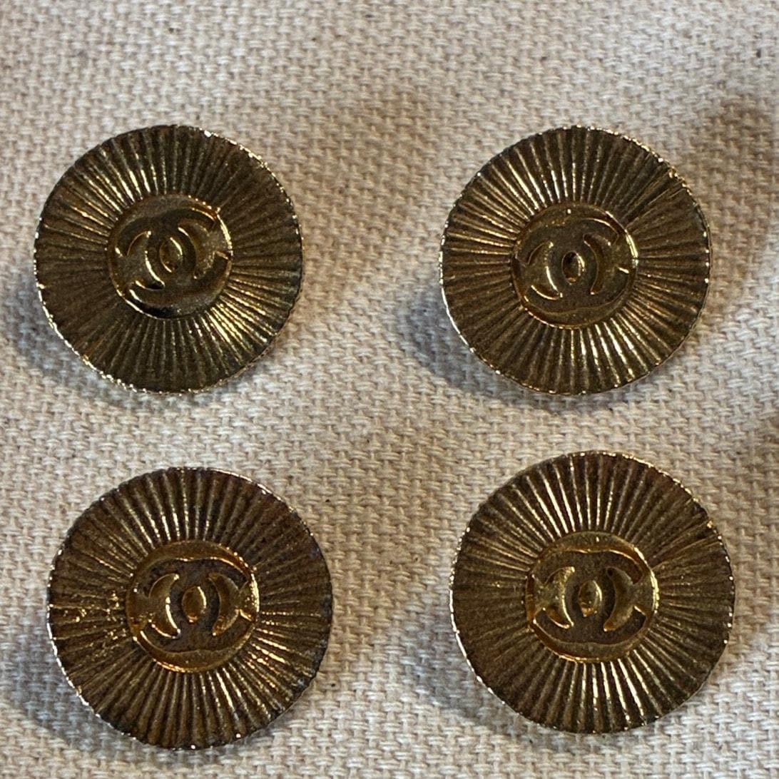 Authentic Chanel Buttons Set - Etsy