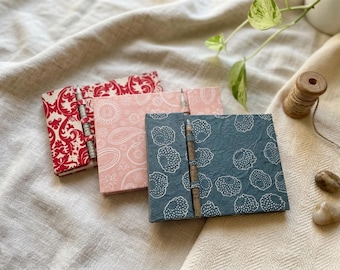 Handmade Recycled Paper Journal, A6 Notebook, Eco Friendly Notebook, Gift for Writers