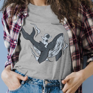 Astronaut Whale Women&#39;s T-Shirt