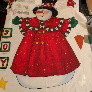 Joyful snowman door panel, Daisy Kingdom snowman door panel