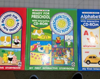 My First Interactive Leaning and Story Books With Dvd - Etsy