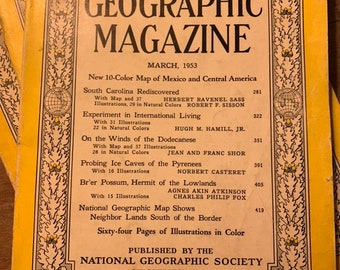 March 1953 National Geographic Magazine